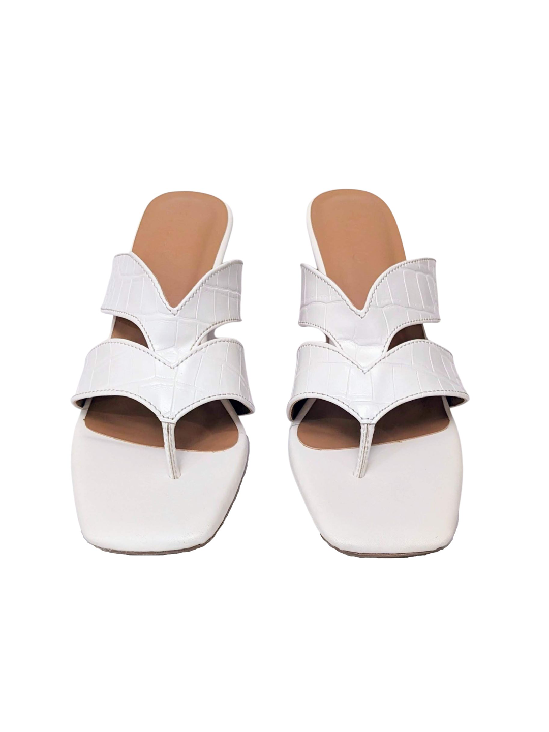 Flow Mules Chalk White
