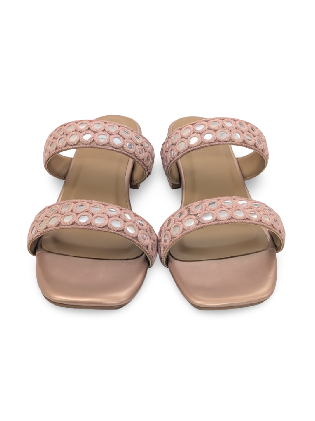 Inaya Mirror Heels Rose