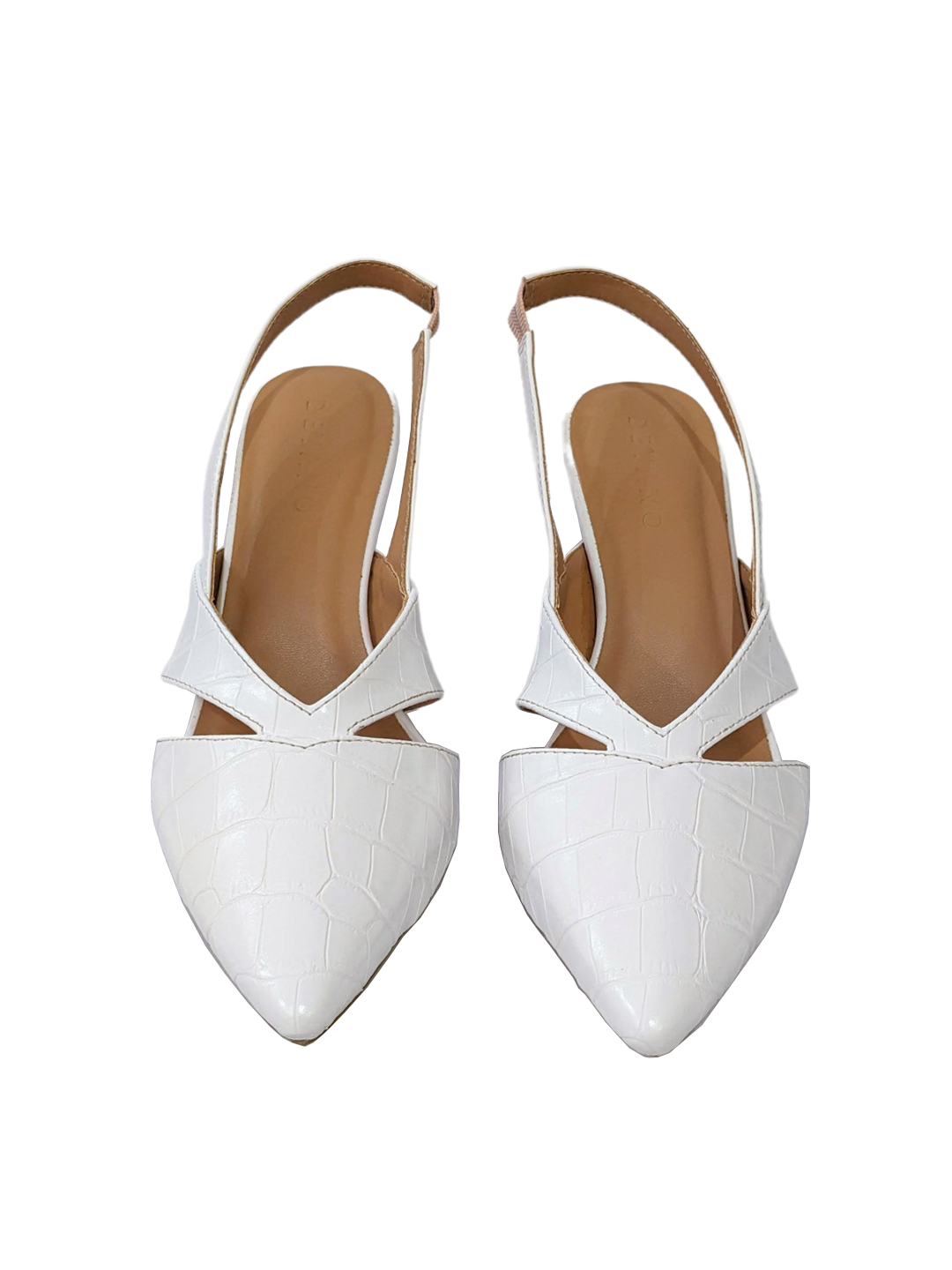 Cami Slingback Pumps Chalk White