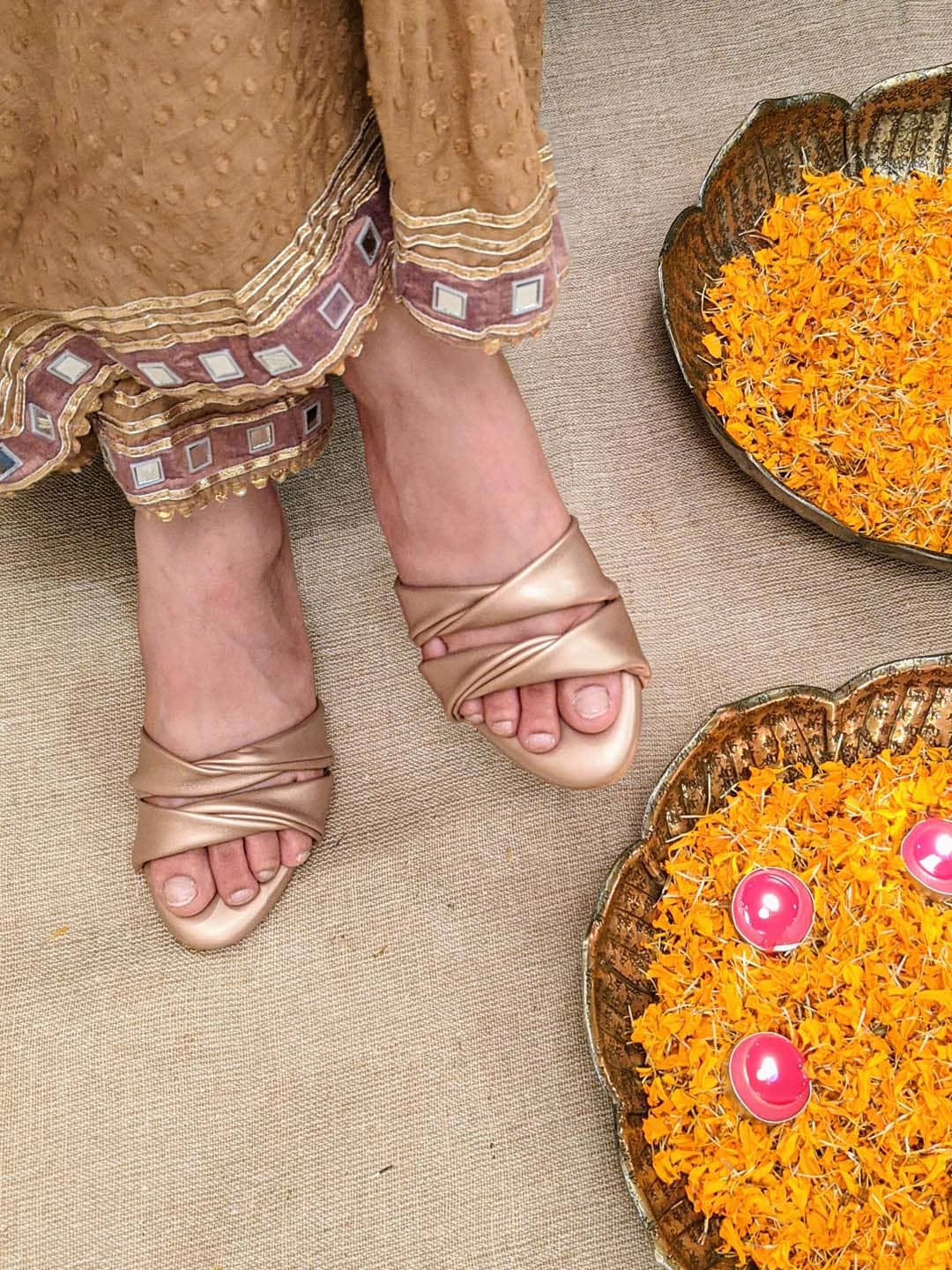 Elana Mules Rose Gold