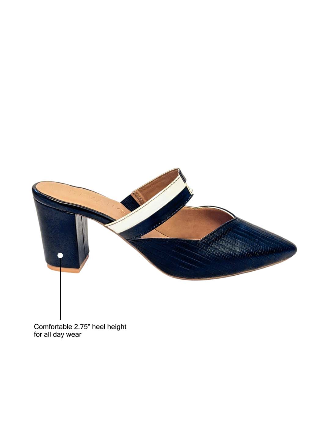 Sancia Mules Midnight Black