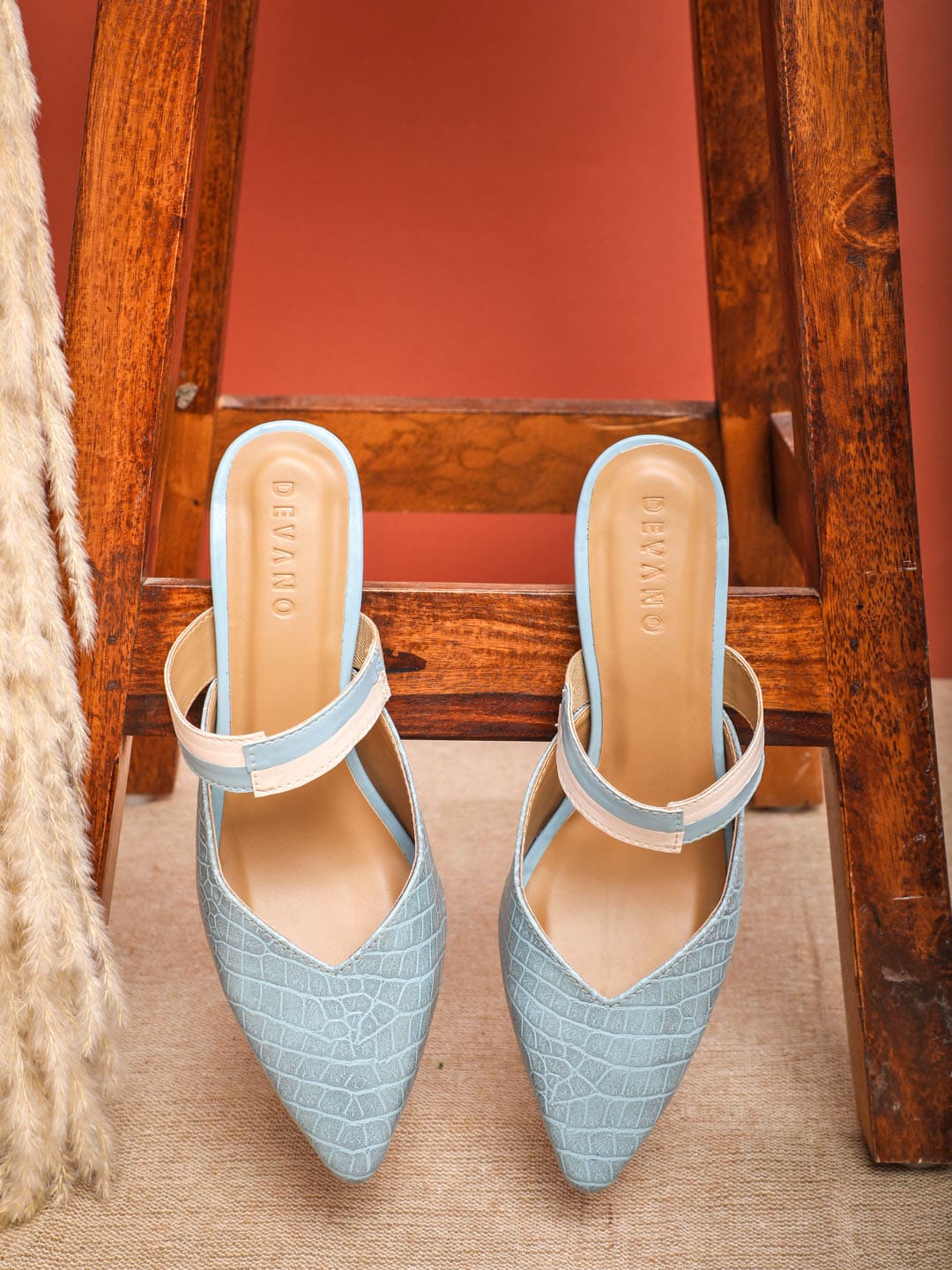 Sancia Mules Blue Lagoon