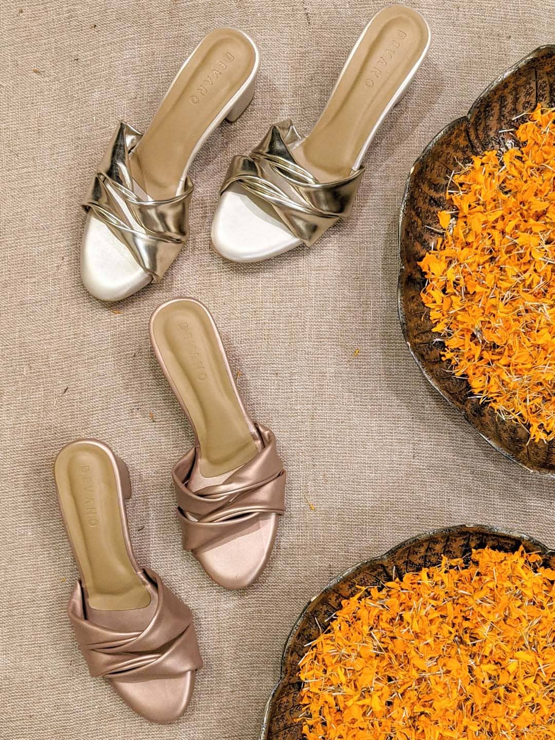 Elana Mules Rose Gold