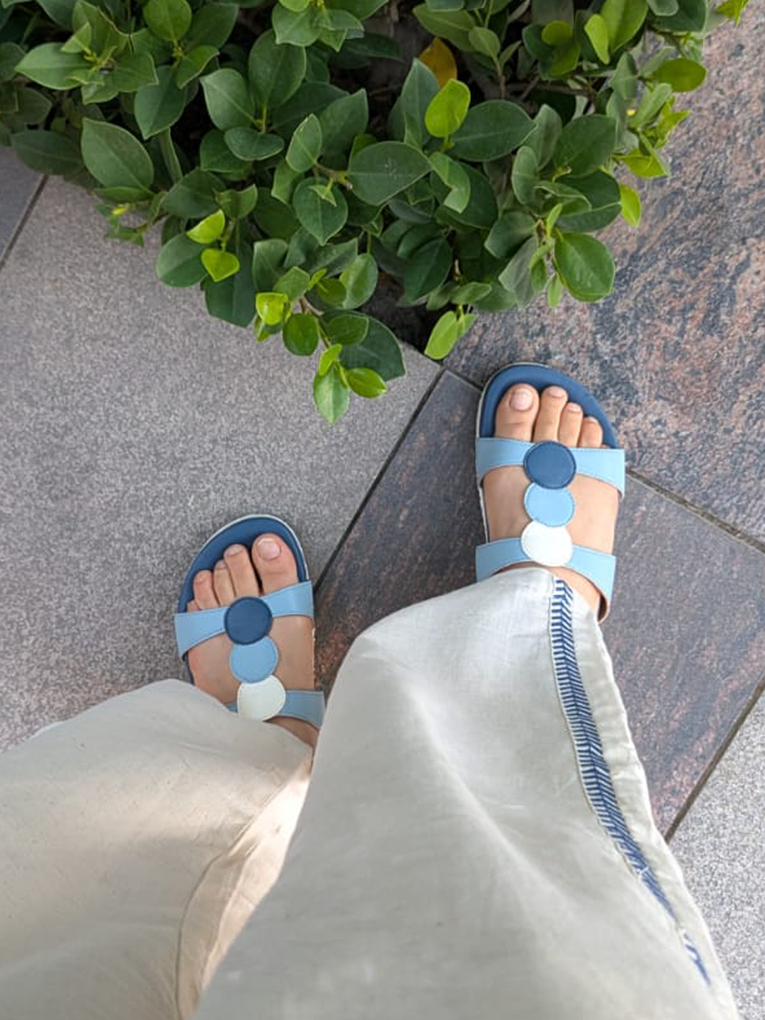 Sicily Sliders Ocean Blue