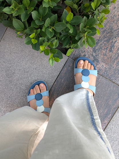 Sicily Sliders Ocean Blue