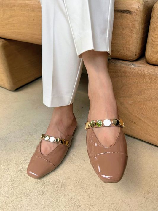 Bianca Mules Mocha Caramel