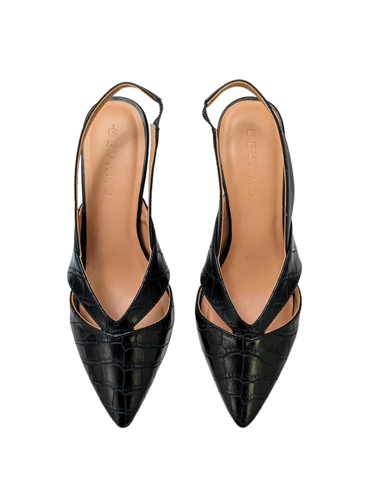 Cami Slingback Pumps Midnight Black