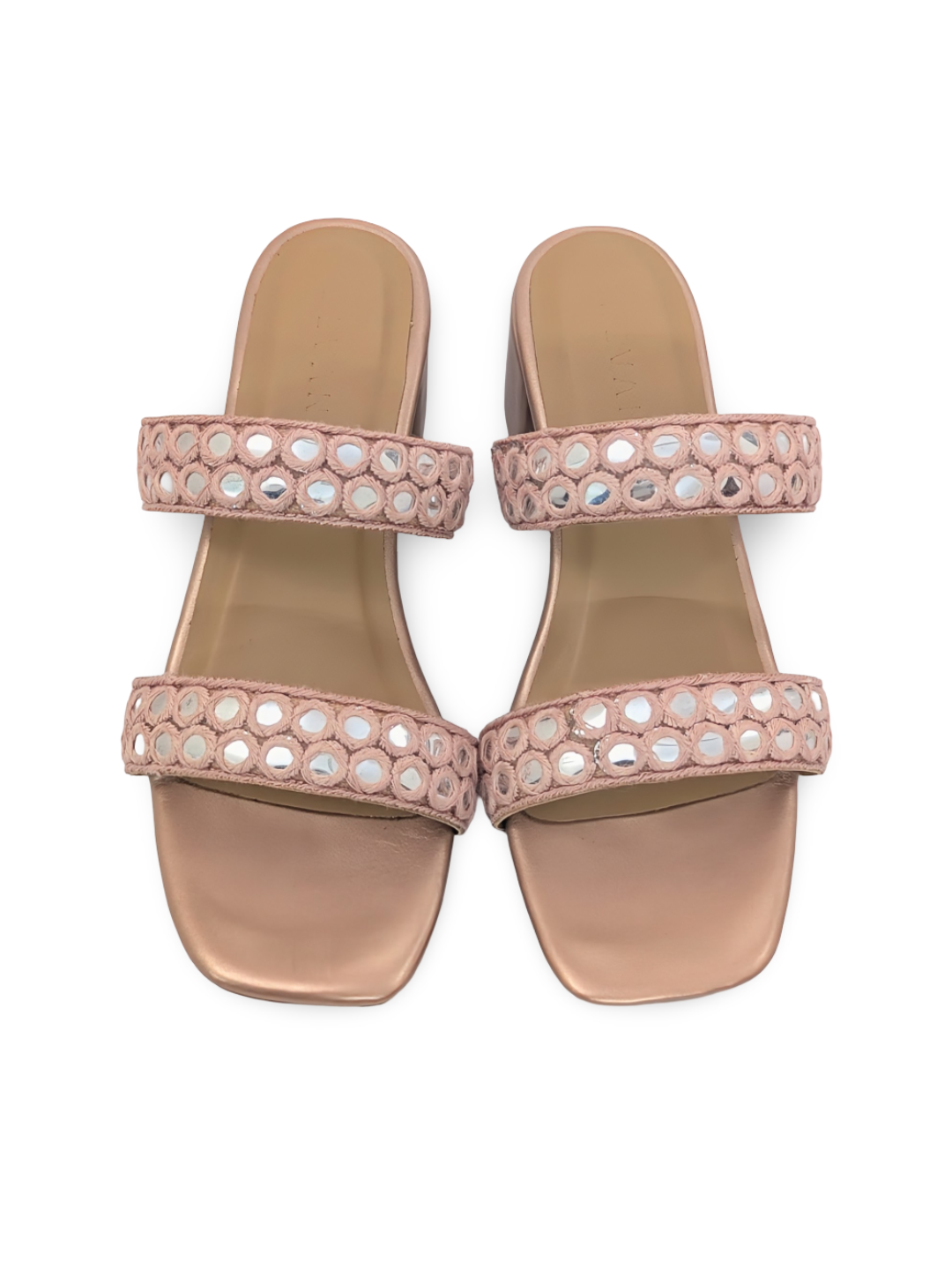Inaya Mirror Heels Rose