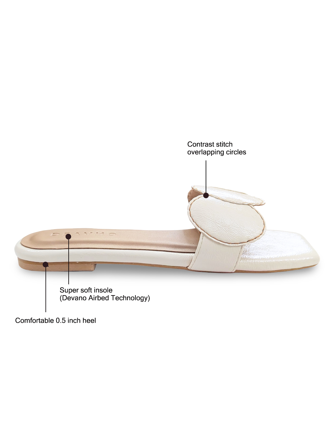 Roma Sliders Chalk White