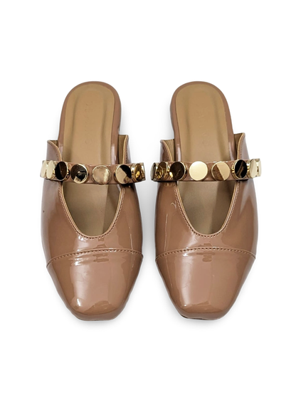 Bianca Mules Mocha Caramel