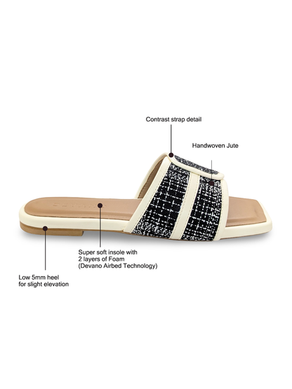Cara Sliders Monochrome