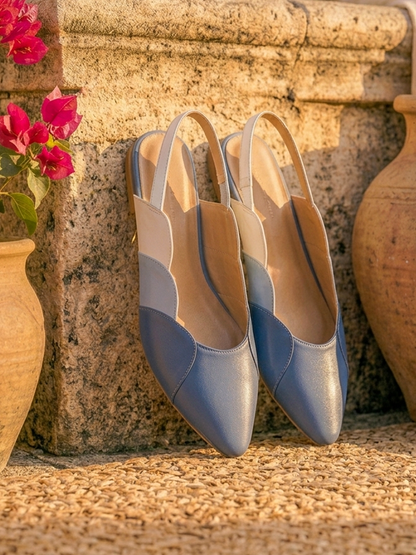 Nola Slingbacks Ocean Blue