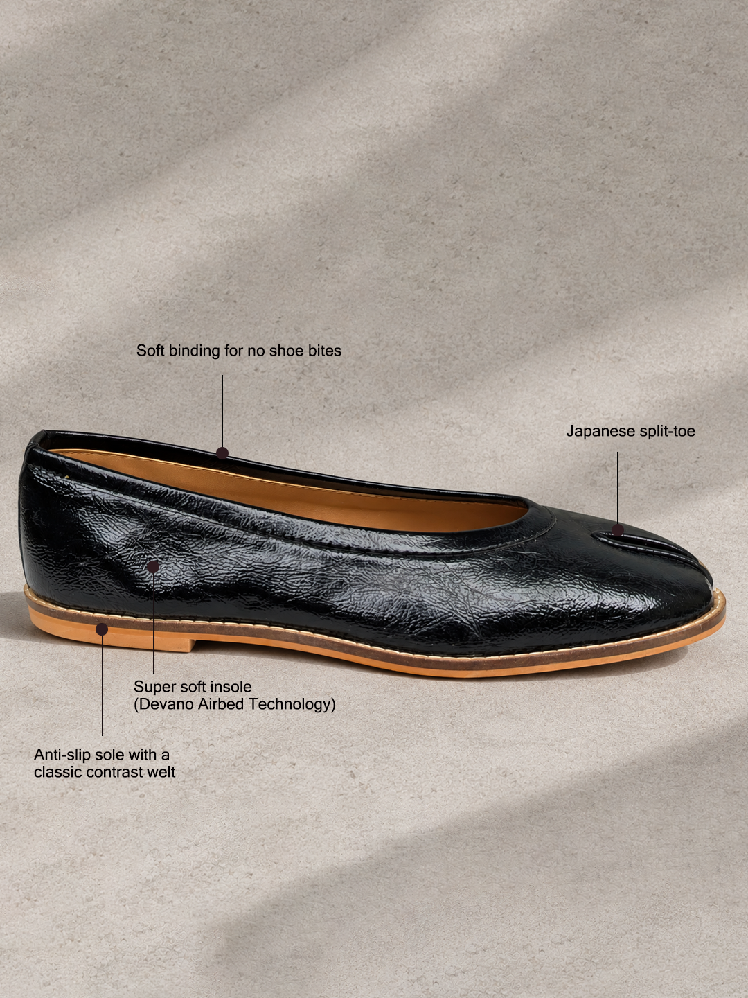 Hana Tabi Midnight Black