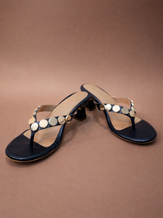 Stella Kitten Heels Black