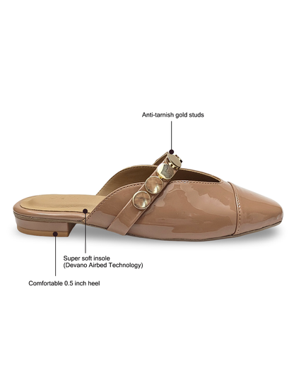 Bianca Mules Mocha Caramel