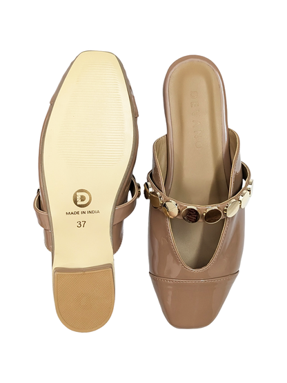 Bianca Mules Mocha Caramel