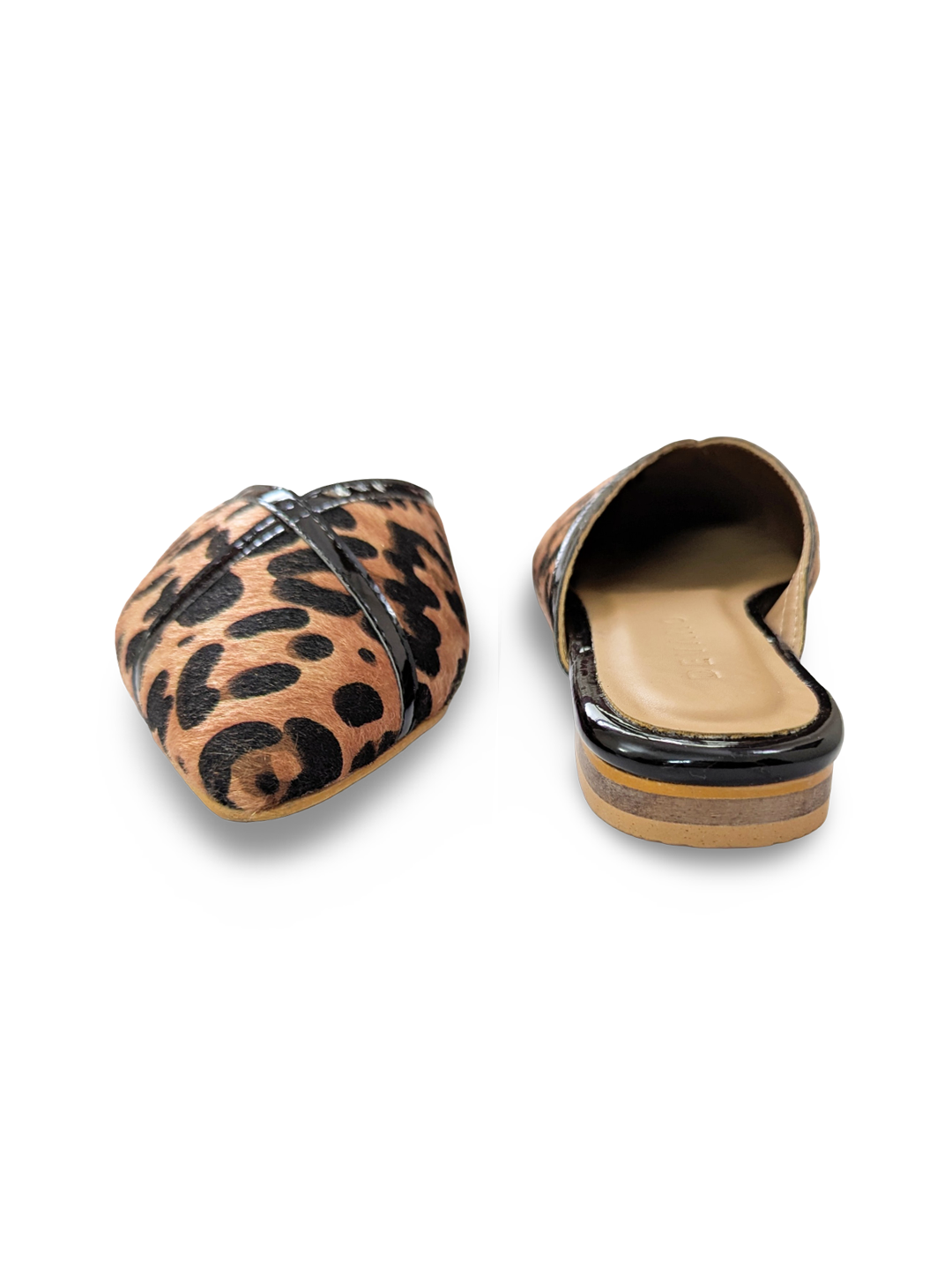 Leslie Mules Leopard Print