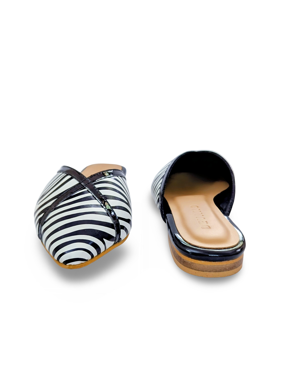 Leslie Mules Zebra Print