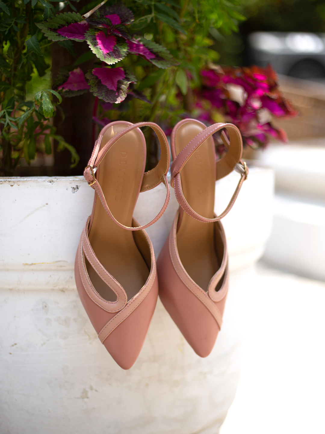 Emily Pointed Slingback Pink Sorbet