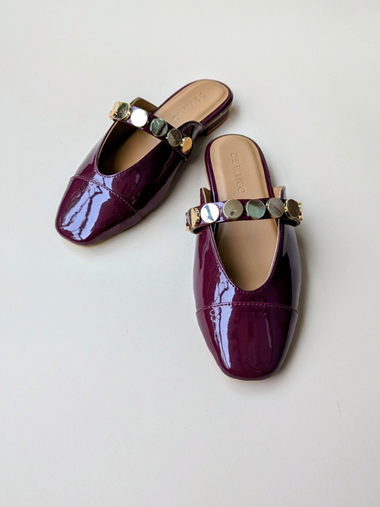 Bianca Mules Glazed Cherry