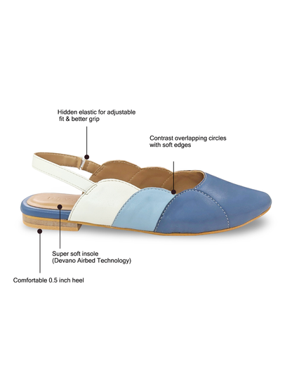 Nola Slingbacks Ocean Blue