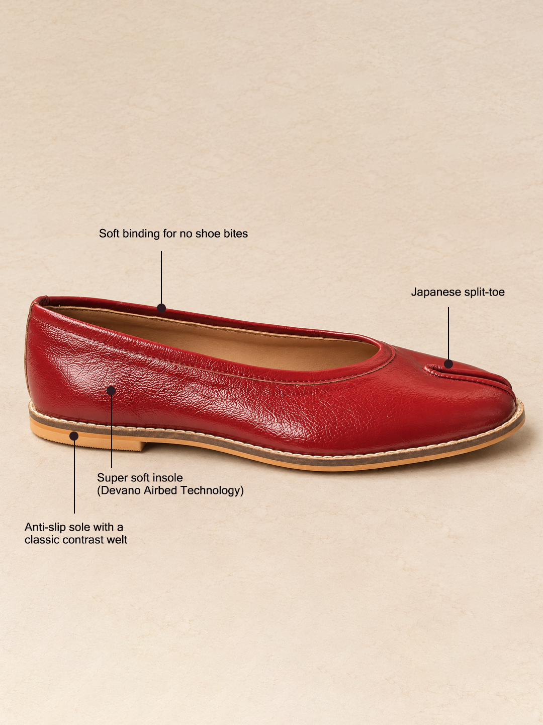 Hana Tabi Glazed Cherry - Runway edition