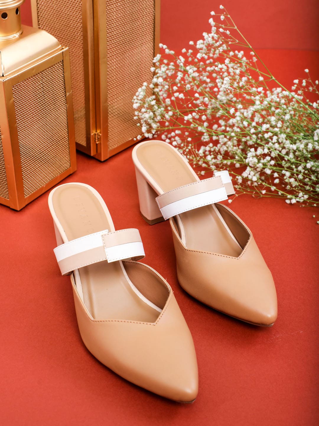 Sancia Mules Caramel