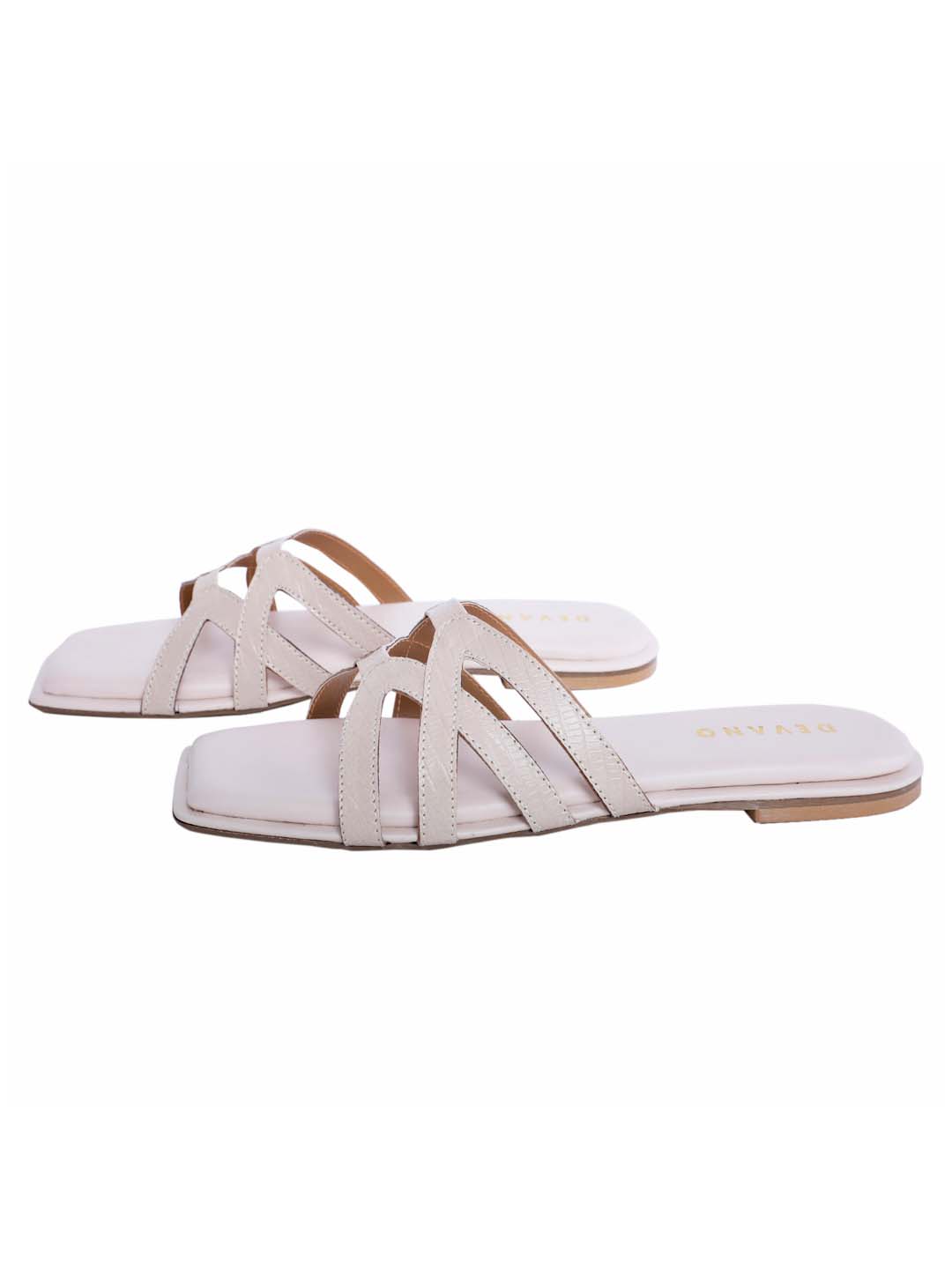 Souk Double Cross Sliders Cream